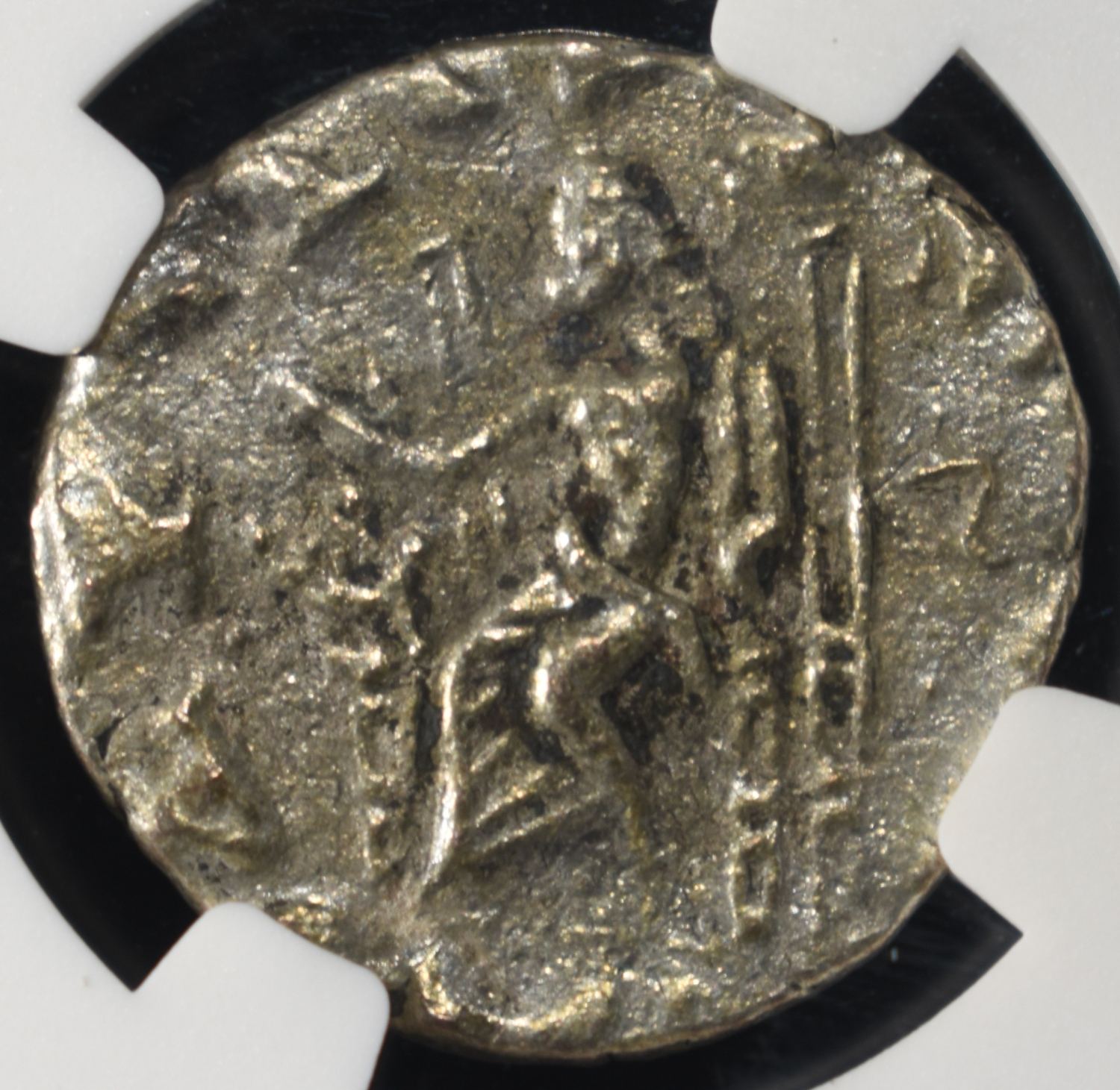 c.105-90 BC HERMAEUS AR TETRADRACHM NGC VF