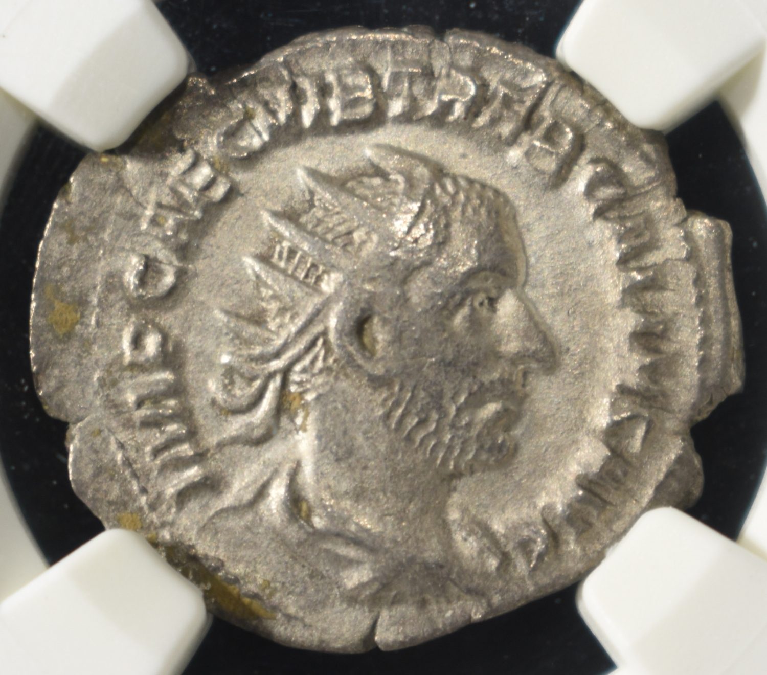 AD 251-253 TREB. GALLUS AR DOUBLE-DENARIUS NGC XF