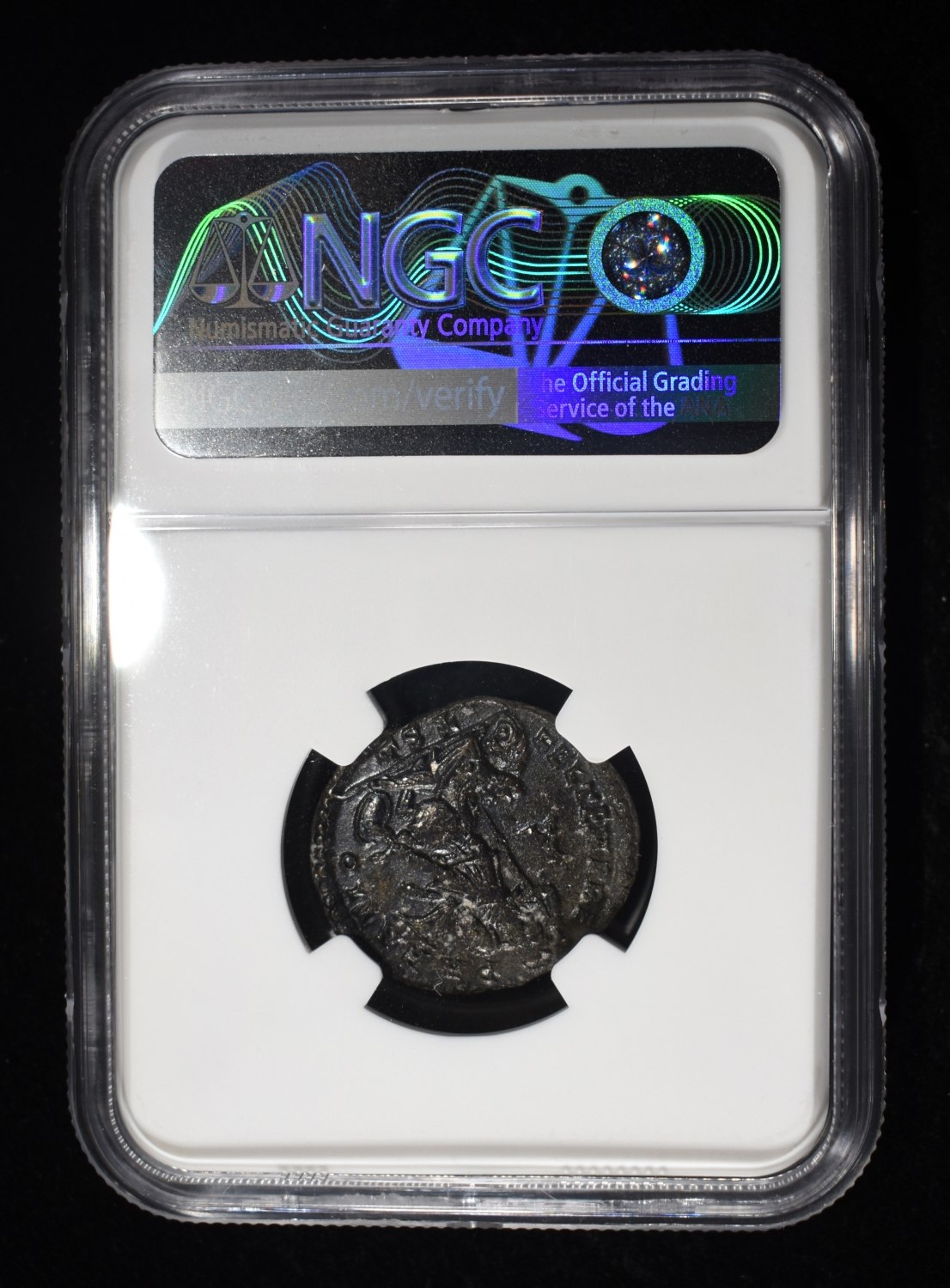 CONSTANTIUS II, AD 337-361 BI CENTENIONALIS NGC AU