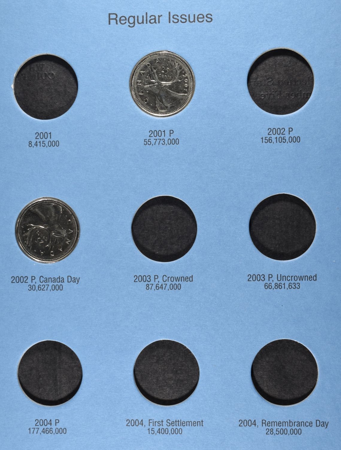 CANADIAN DIME & 25 CENT COLLECTION