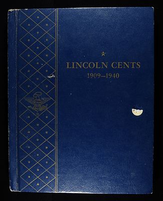 PARTIAL LINCOLN CENT SET IN ALBUM SOME SEMI KEYS. INCLUDING (80) LINCOLN CENTS BID WITH SILVER 
