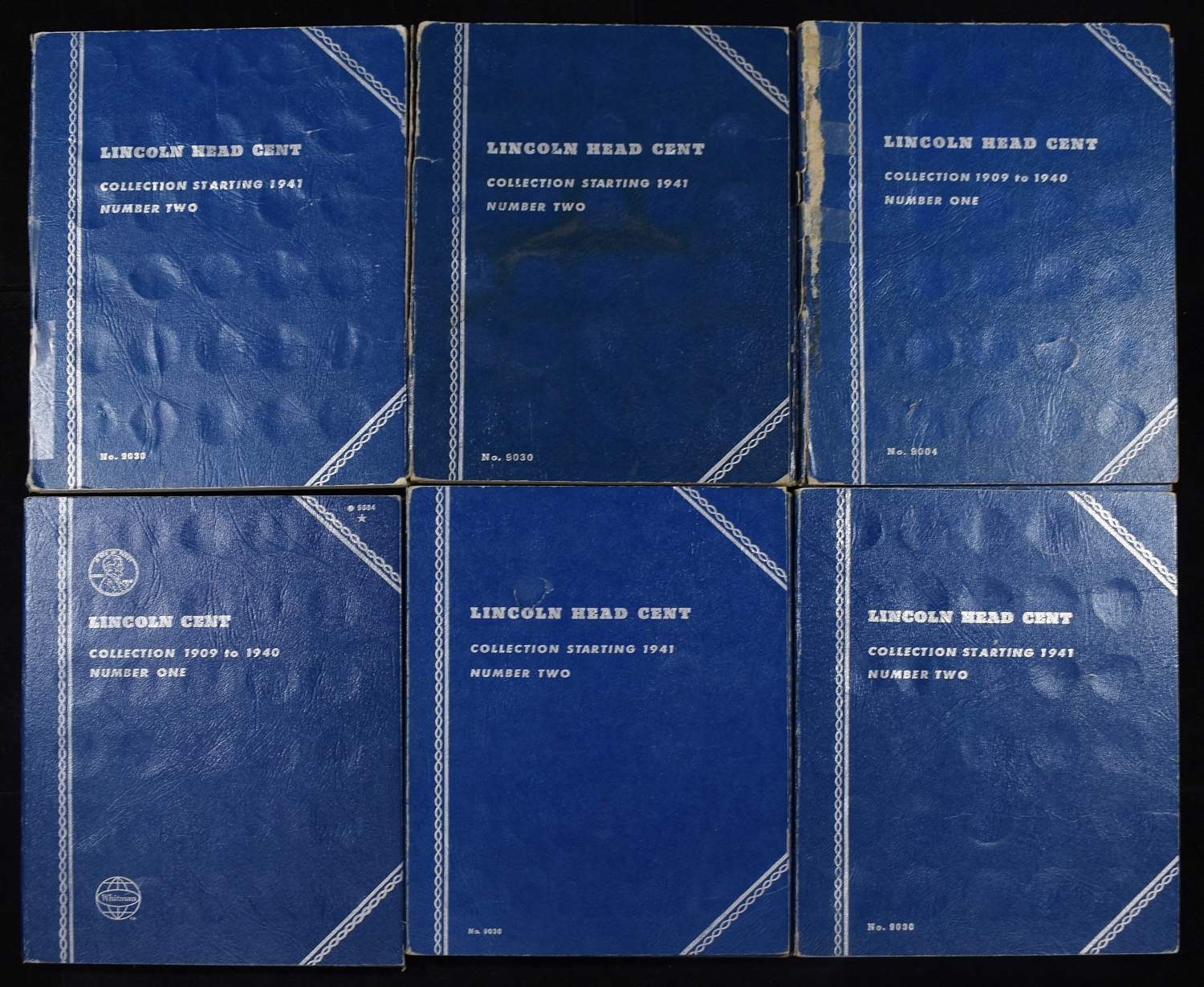 (6) LINCOLN CENT COLLECTIONS