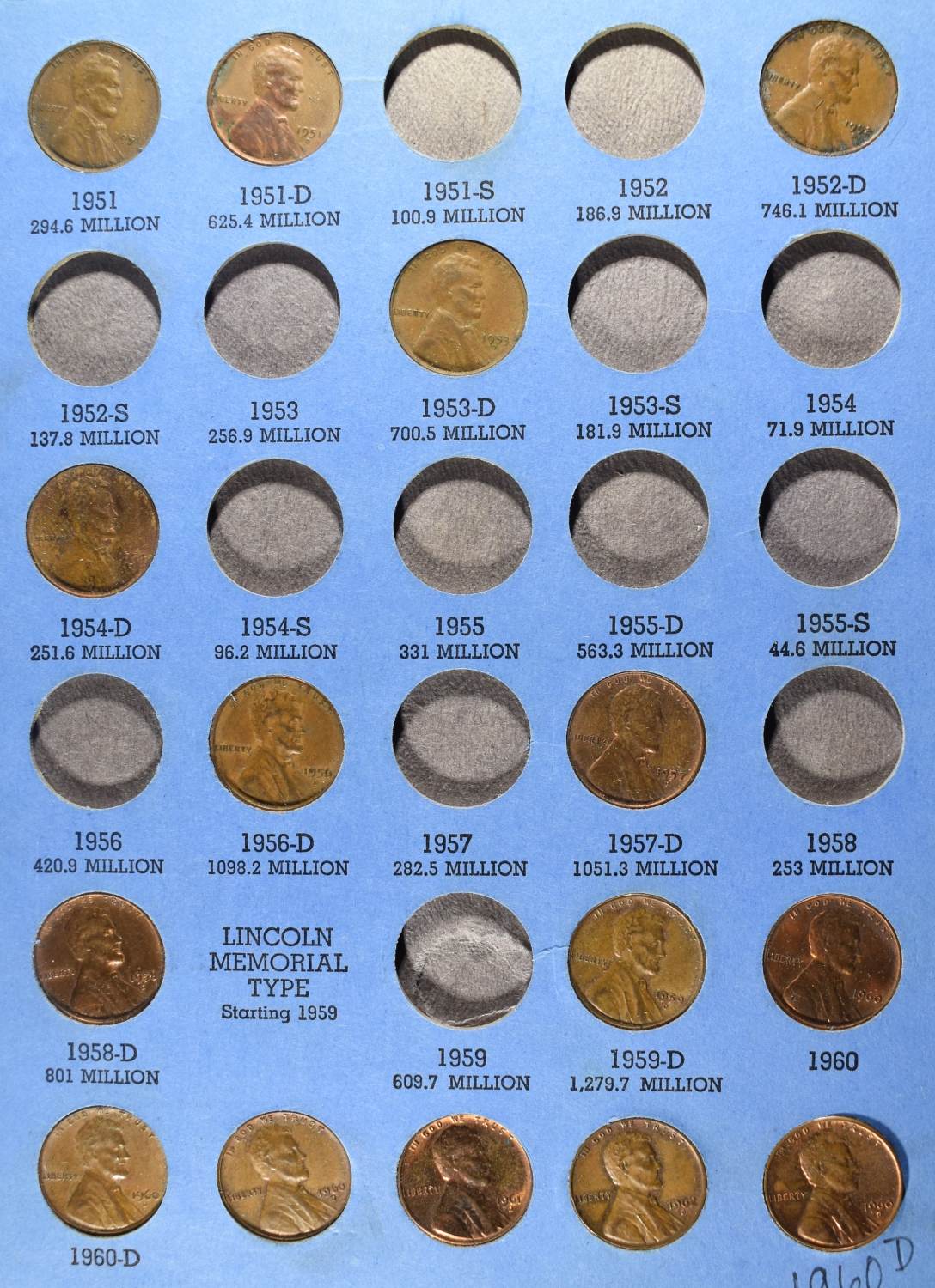 (6) LINCOLN CENT COLLECTIONS