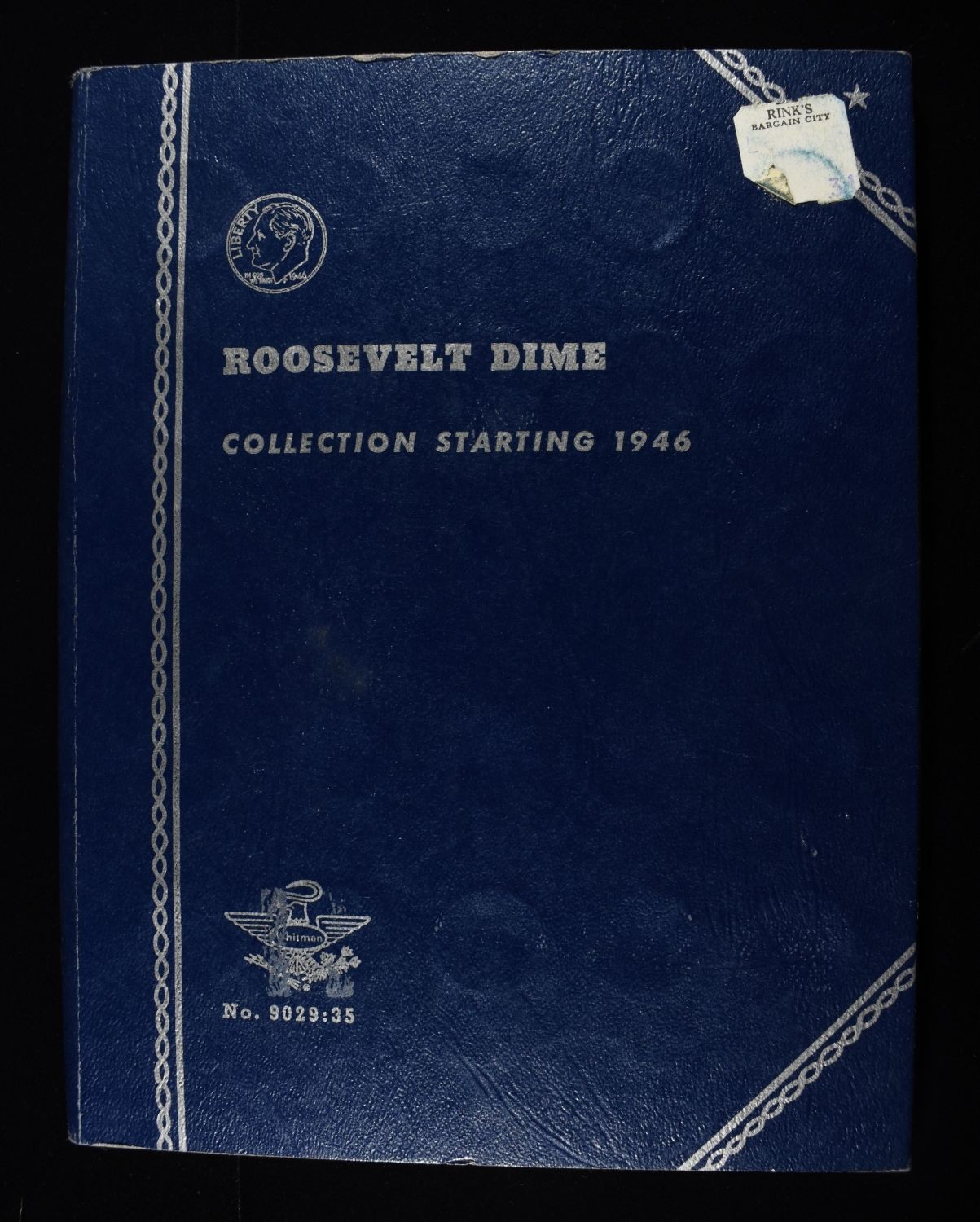 ROOSEVELT DIMES COLLECTION WHITMAN