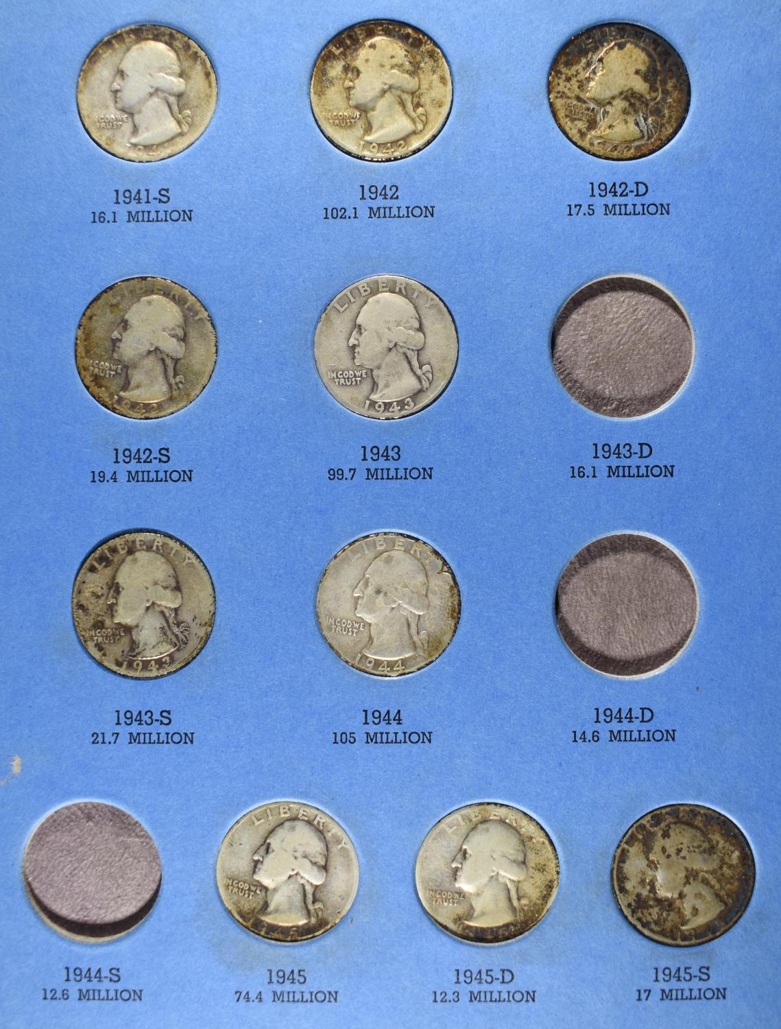 WASHINGTON QUARTERS COLLECTION WHITMAN