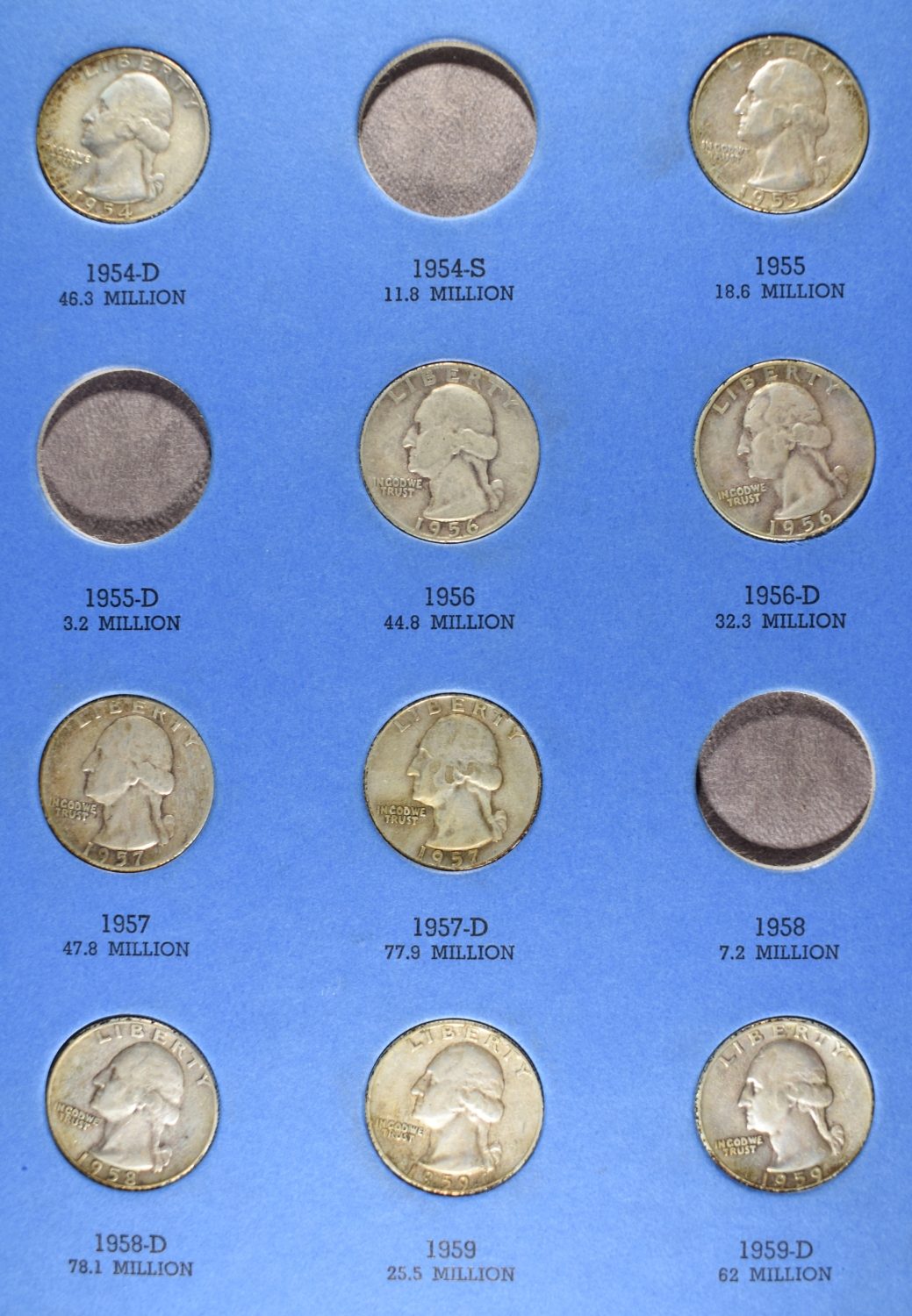 WASHINGTON QUARTERS COLLECTION WHITMAN