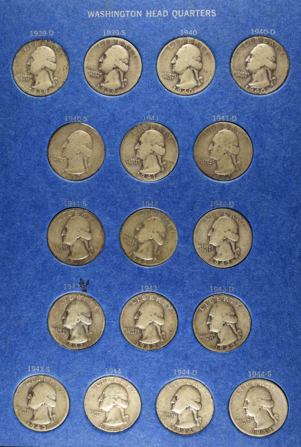 WASHINGTON QUARTERS COLLECTION SHORE LINE COIN