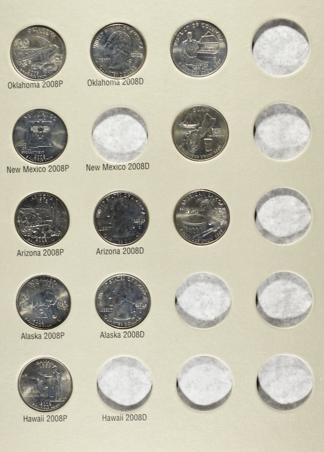 WASHINGTON QUARTERS COLLECTION