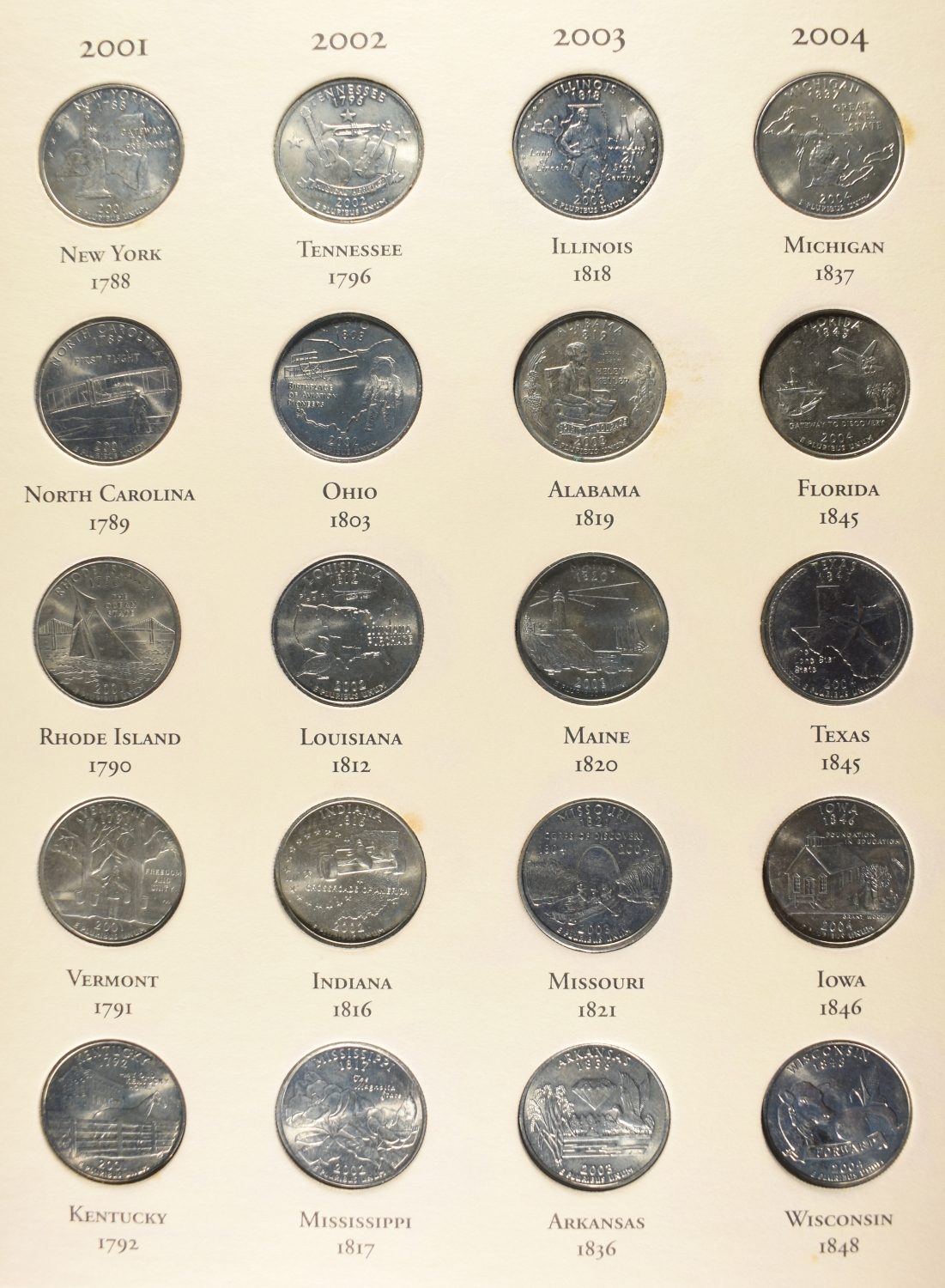 STATE COMMEM QUARTERS COLLECTION