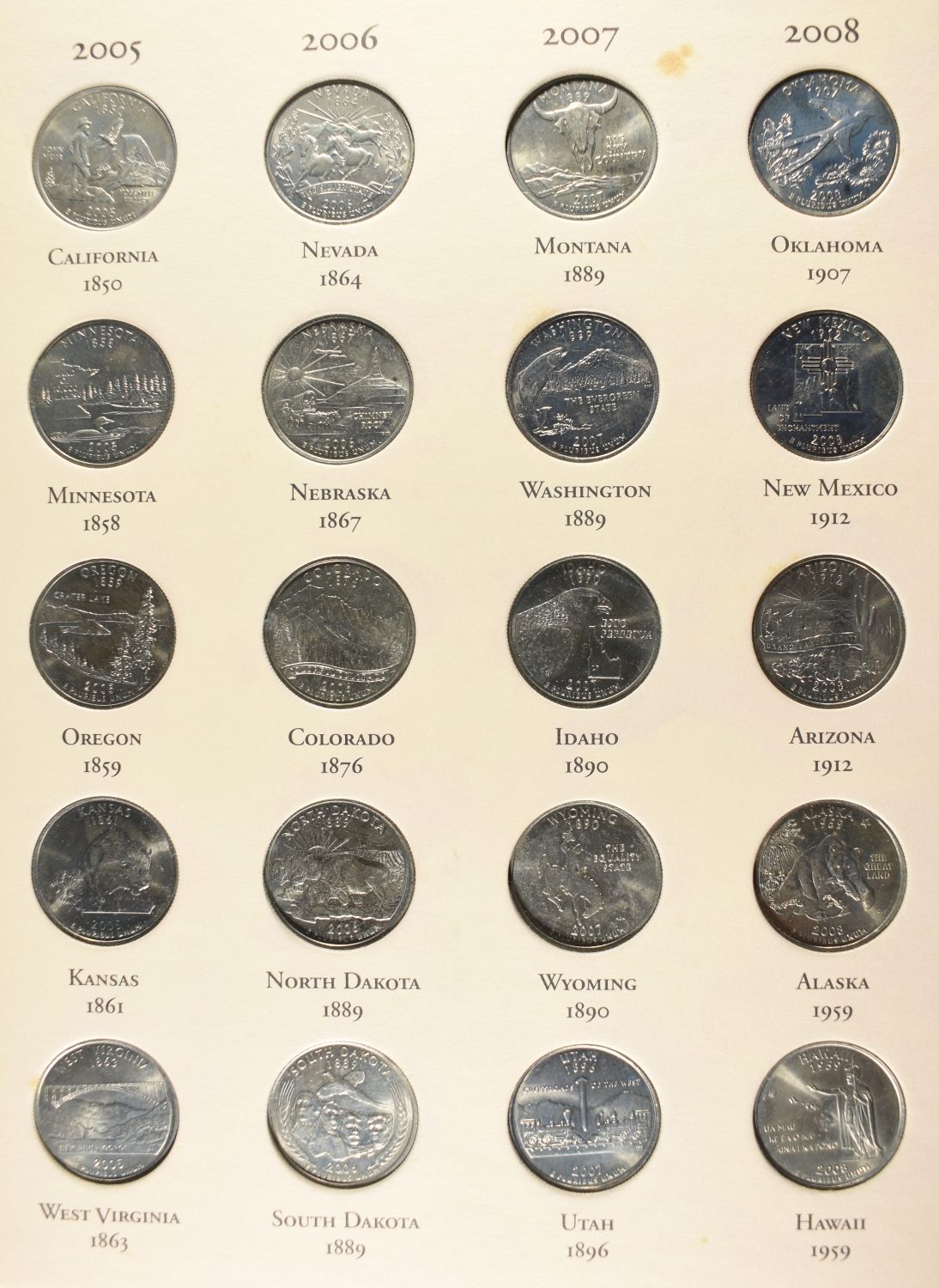 STATE COMMEM QUARTERS COLLECTION