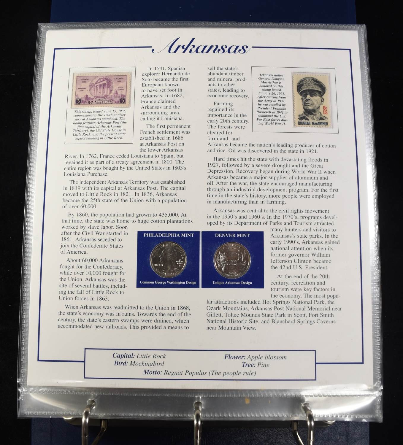 STATEHOOD QUARTERS COLLECTION VOLUME I