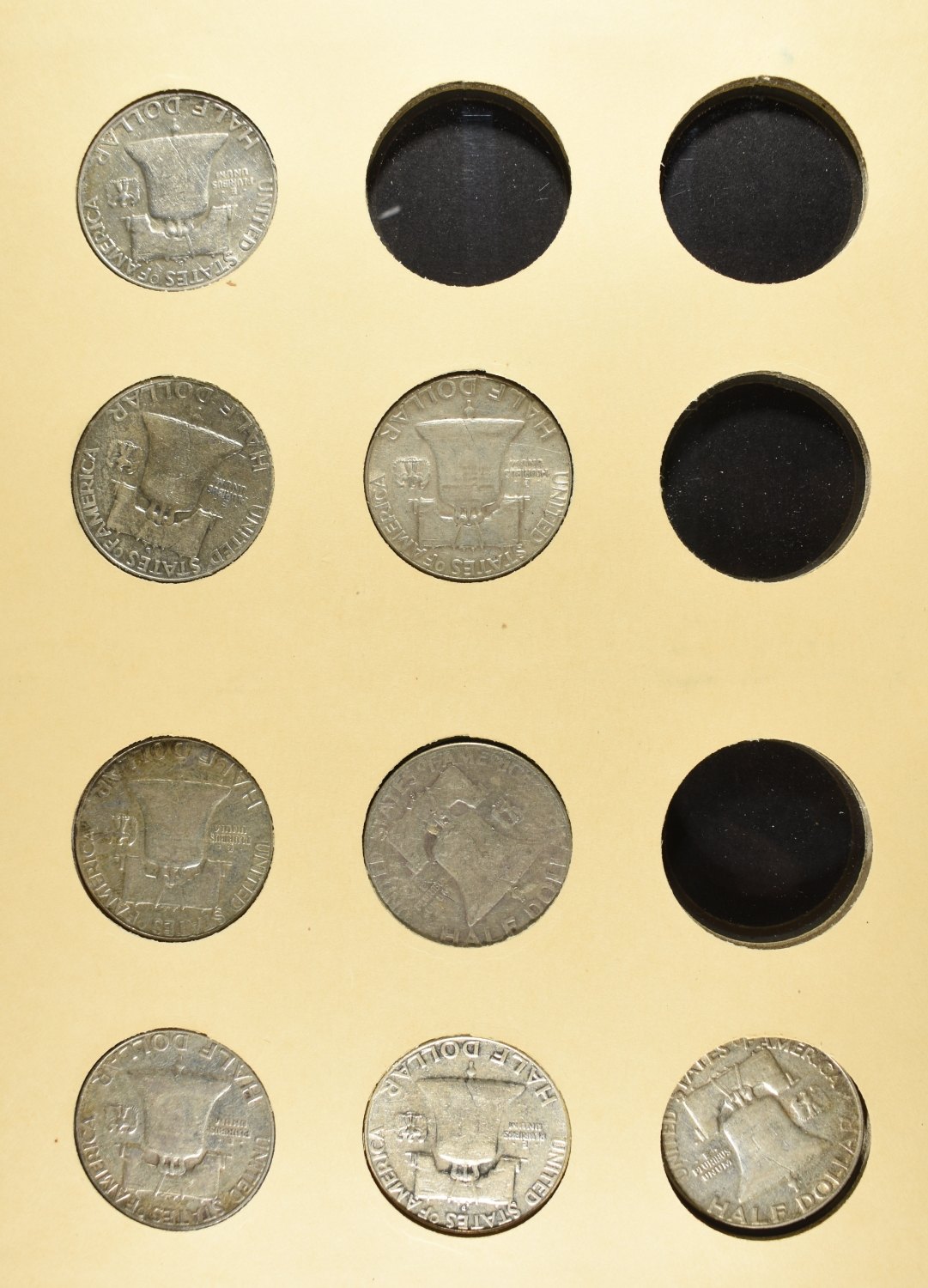 1948- FRANKLIN HALF DOLLAR ALBUM