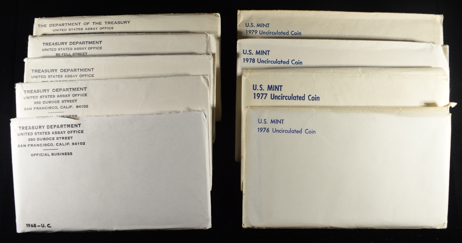 1968-1972 & 1976-1979 MINT SETS