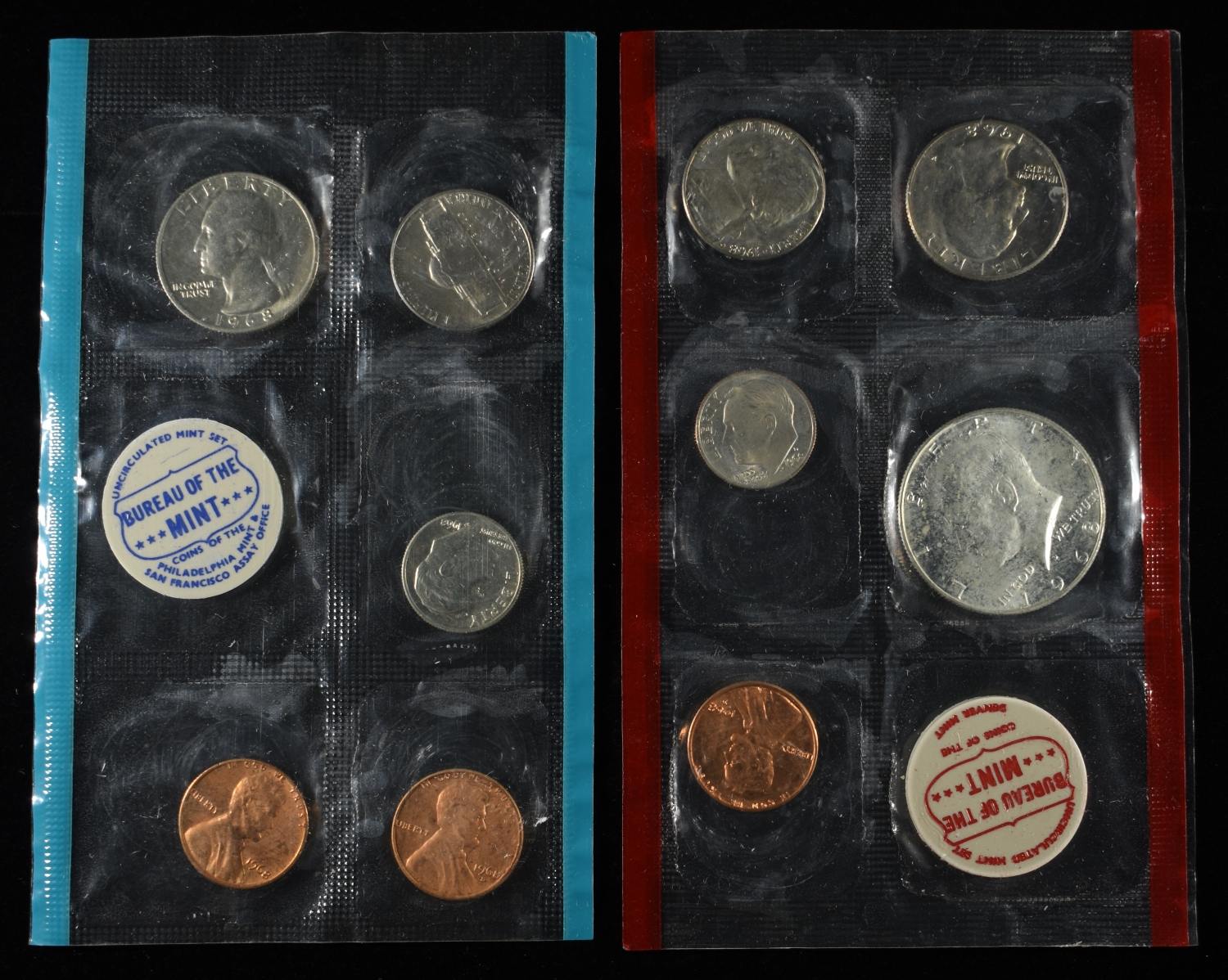 1968-1972 & 1976-1979 MINT SETS