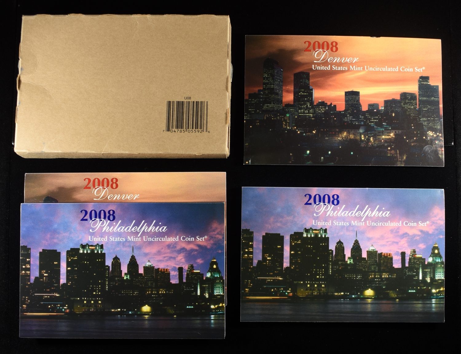 (3) 2008 MINT SETS
