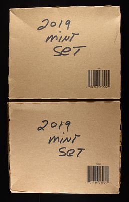 (2) 2019 MINT SET. TOP RATED AUCTION HOUSE ESTIMATE $90 - $130.