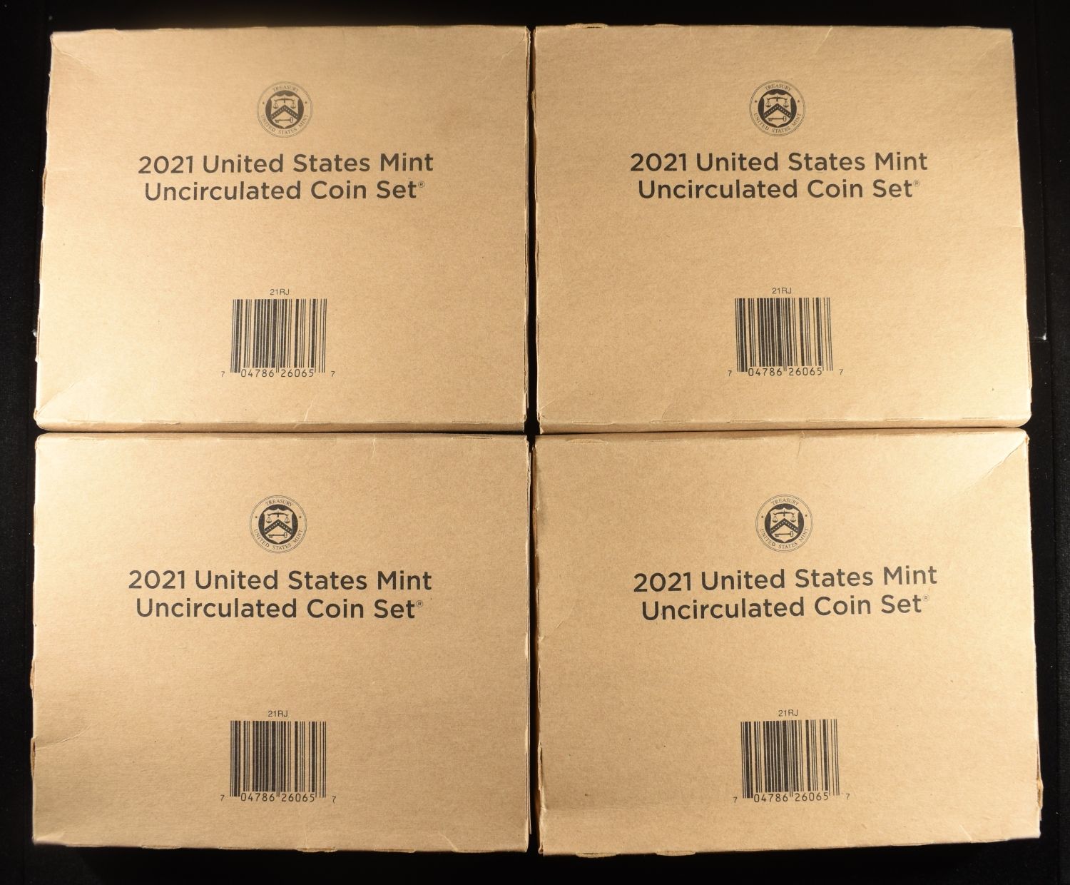 (4) 2021 MINT SETS