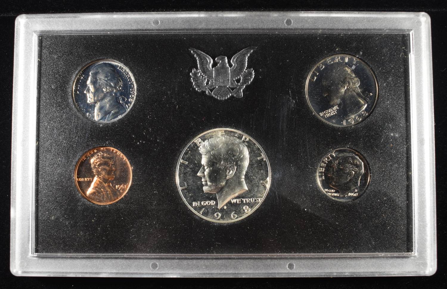 UNITED STATES PROOF SETS (2)1968, (2)1969, (2)1971