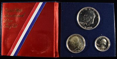 1776-1976-S SILVER PROOF SET. BID WITH SILVER CITY AUCTIONS ESTIMATE $100 - $150.