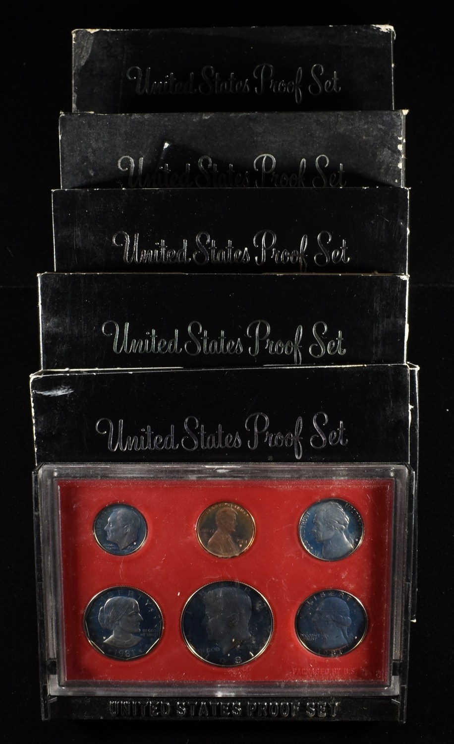 (6) 1981 PROOF SETS