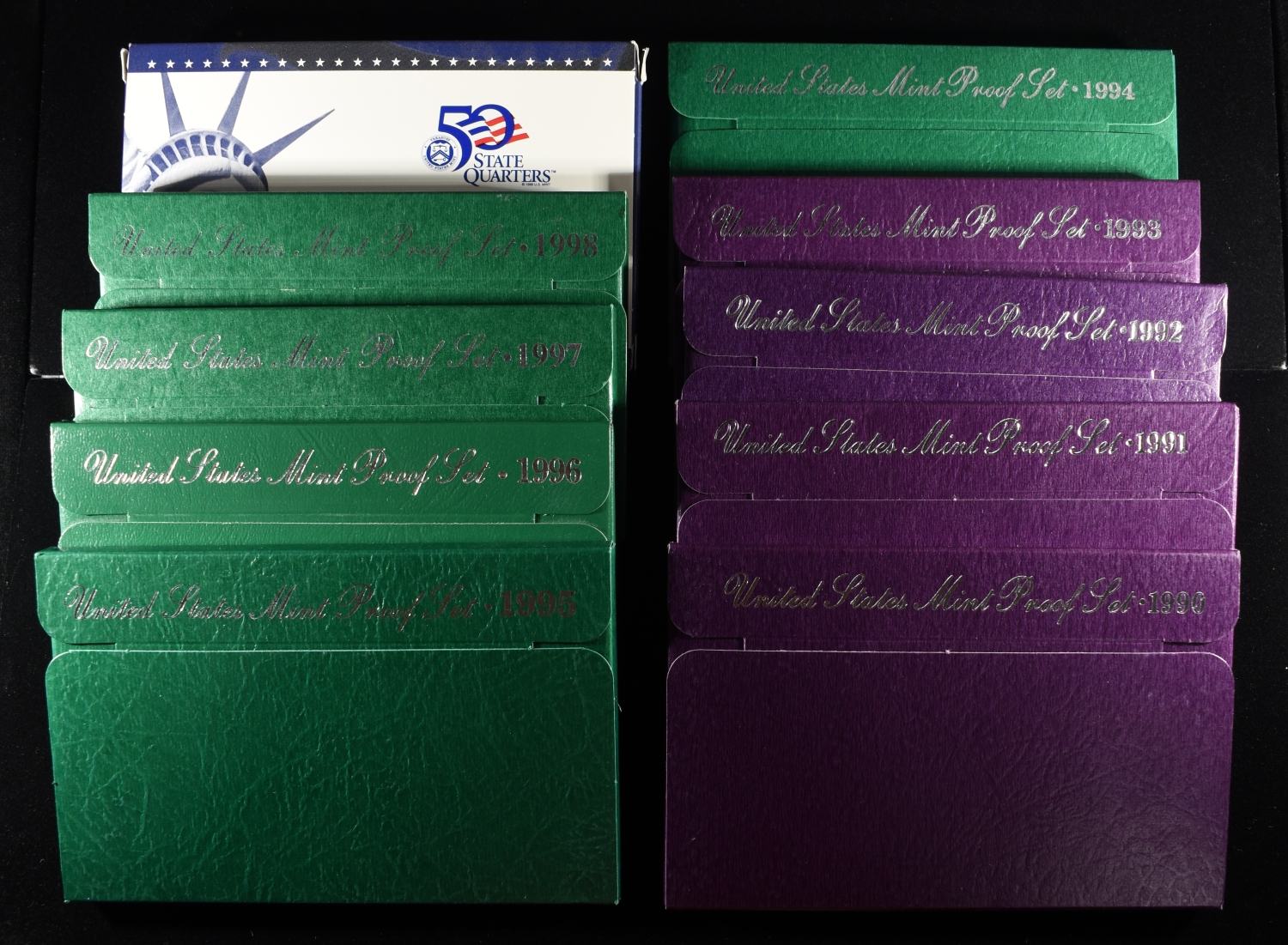 1990-99 US PROOF SETS