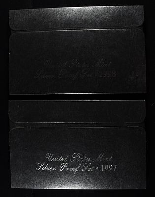 1997-1998 US SILVER PROOF SETS. CHECK OUT OUR UPCOMING AUCTIONS ESTIMATE $150 - $200.