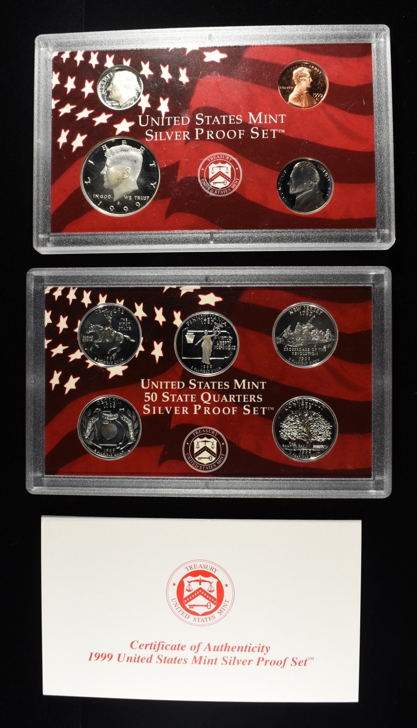 1999 US SILVER PROOF SET