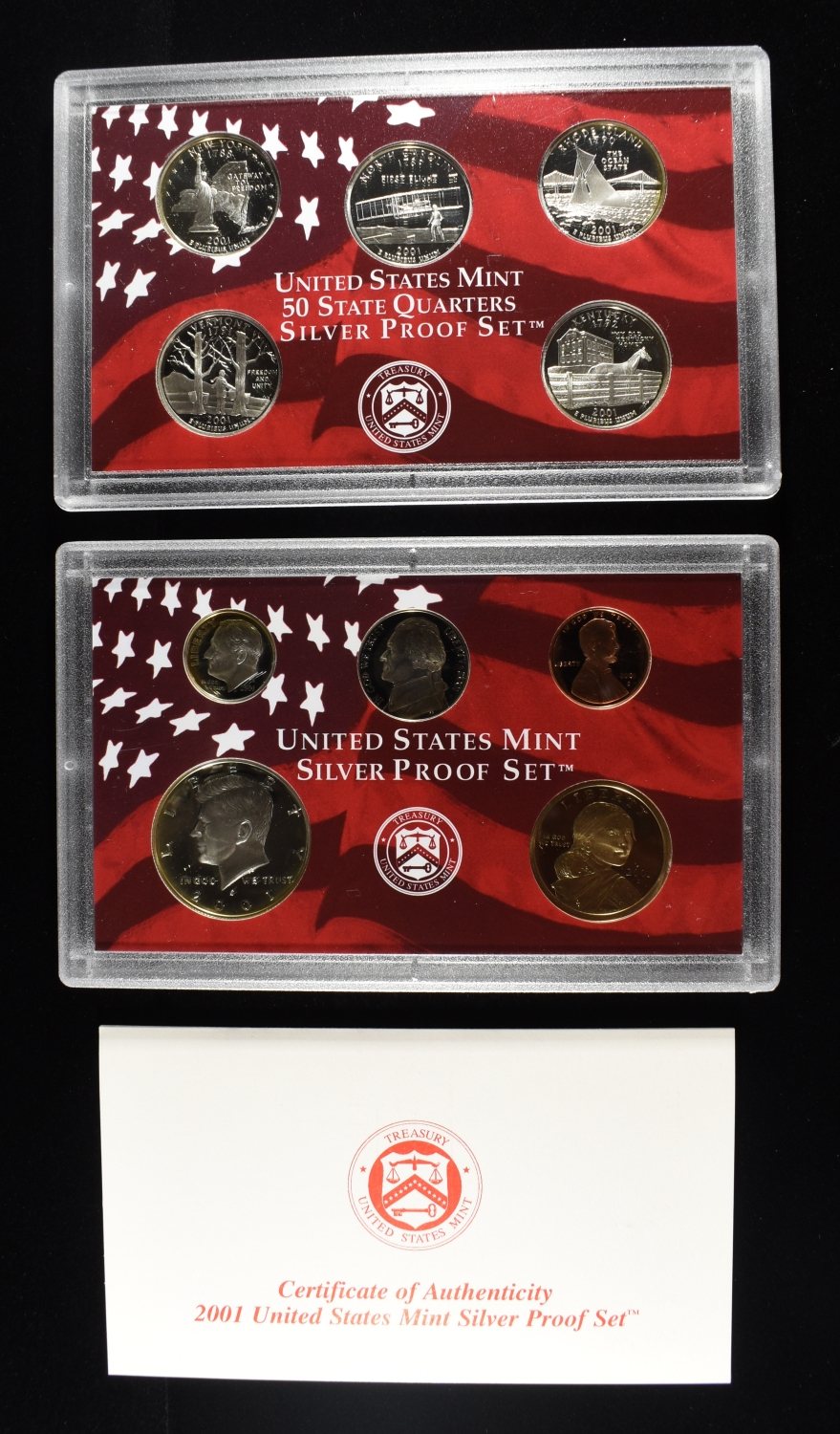 2001 US SILVER PROOF SET