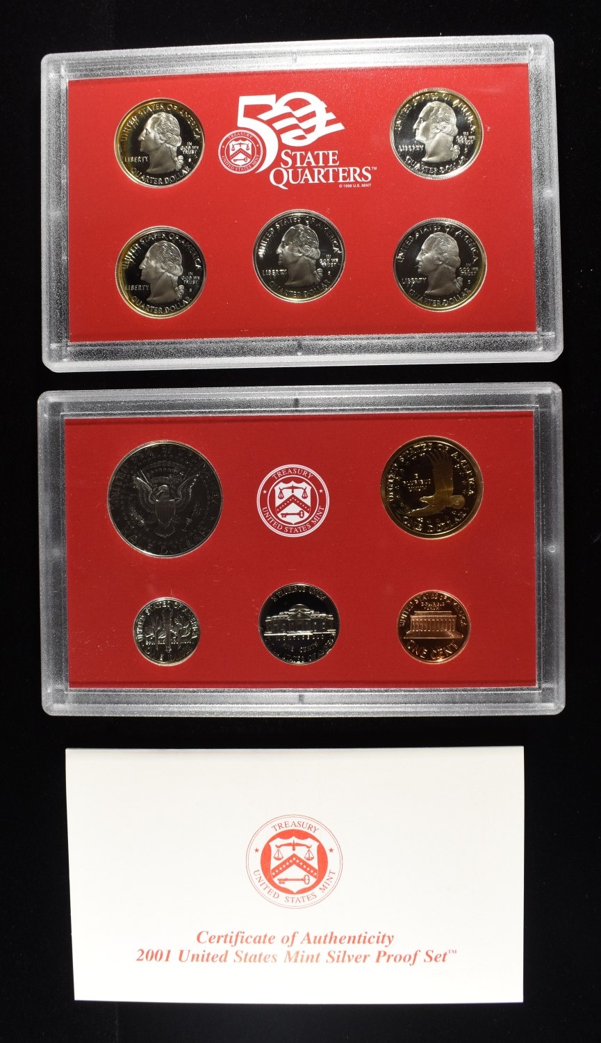 2001 US SILVER PROOF SET