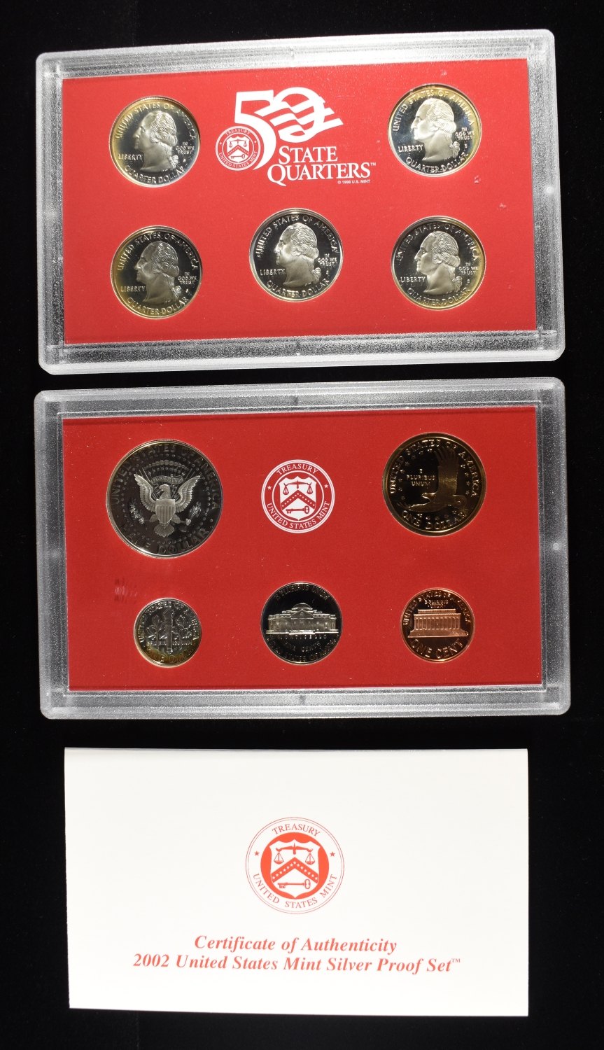 2002 US SILVER PROOF SET