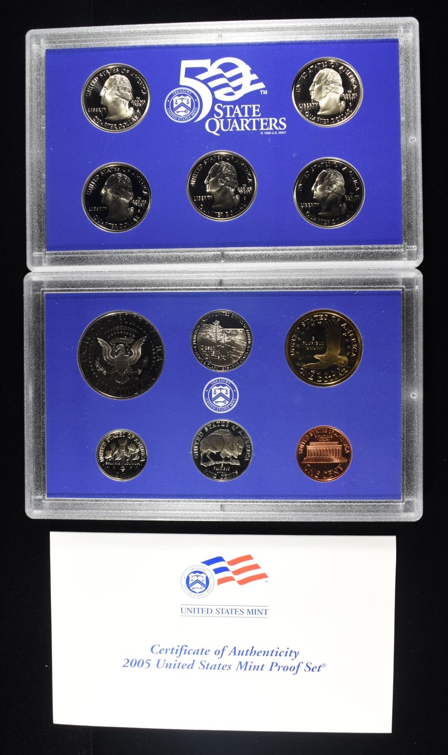 (5) 2005 MINT PROOF SETS