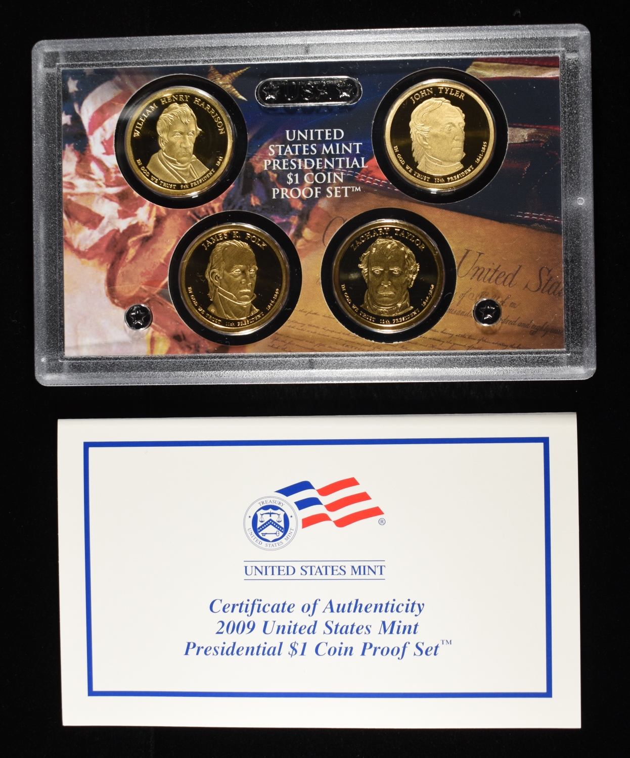 PRESIDENTIAL $1 PROOF SETS (3) 2007-2009
