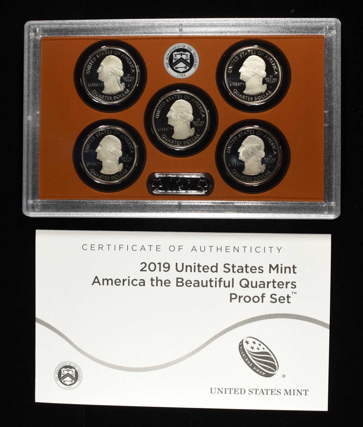 2009, 13, 14, 18 & 19 QUARTER PROOF SETS