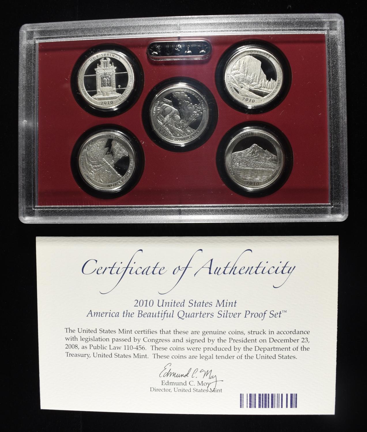2010 SILVER QUARTER PROOF SET