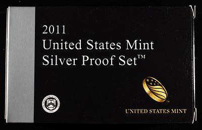 2011 US SILVER PROOF SET. TOP RATED AUCTION HOUSE ESTIMATE $150 - $200.