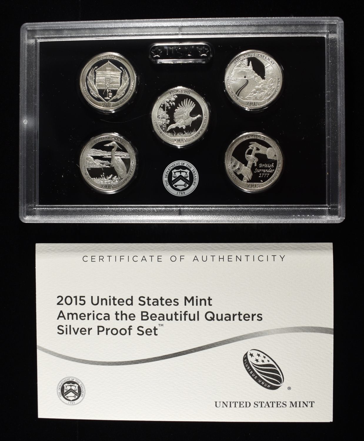 2015 SILVER QUARTER PROOF SET