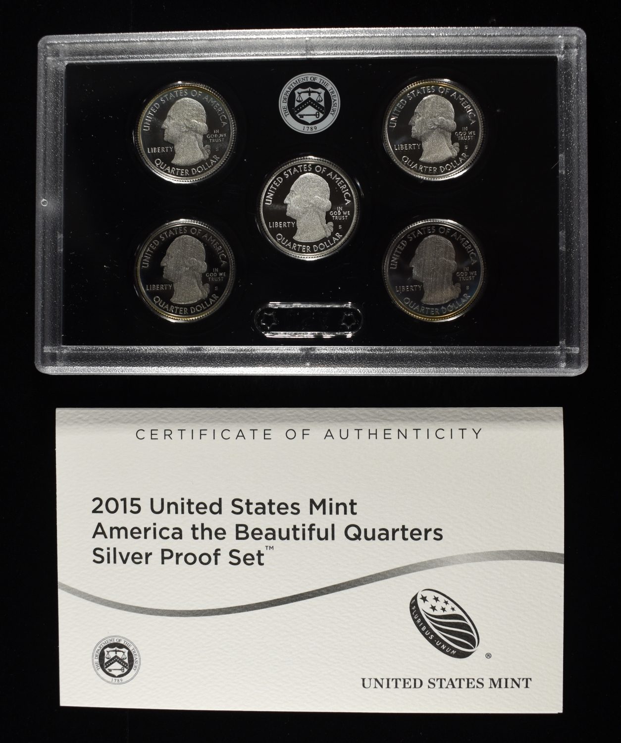 2015 SILVER QUARTER PROOF SET