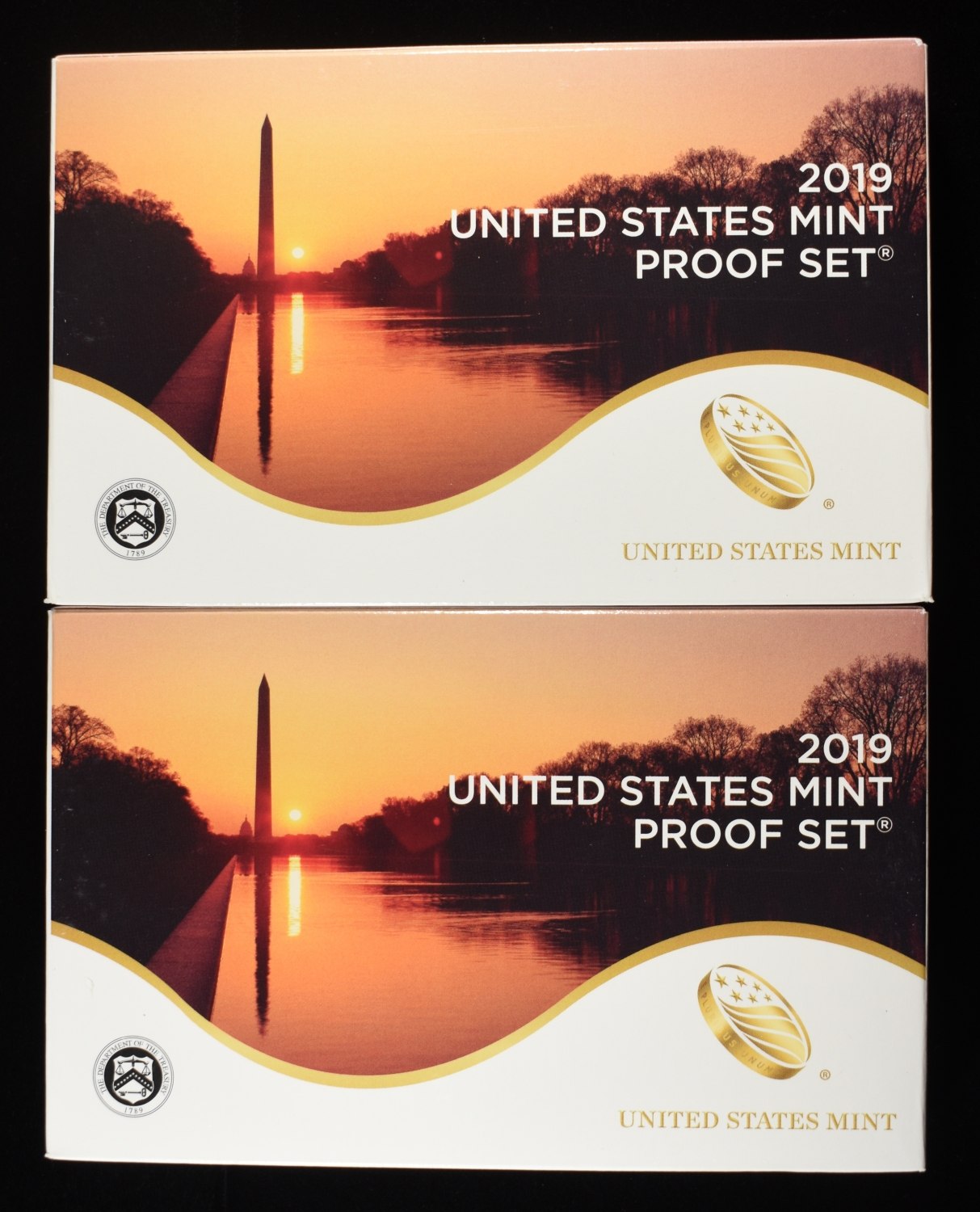 (2) 2019 MINT PROOF SETS