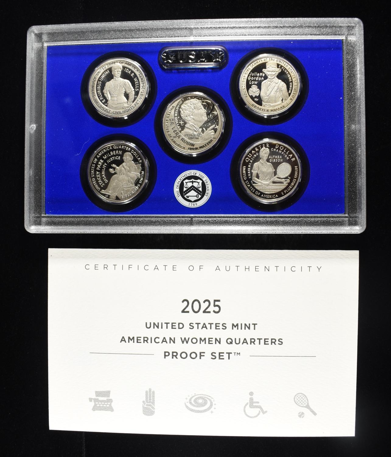 (2) 2025 WOMAN QUARTERS PROOF SETS