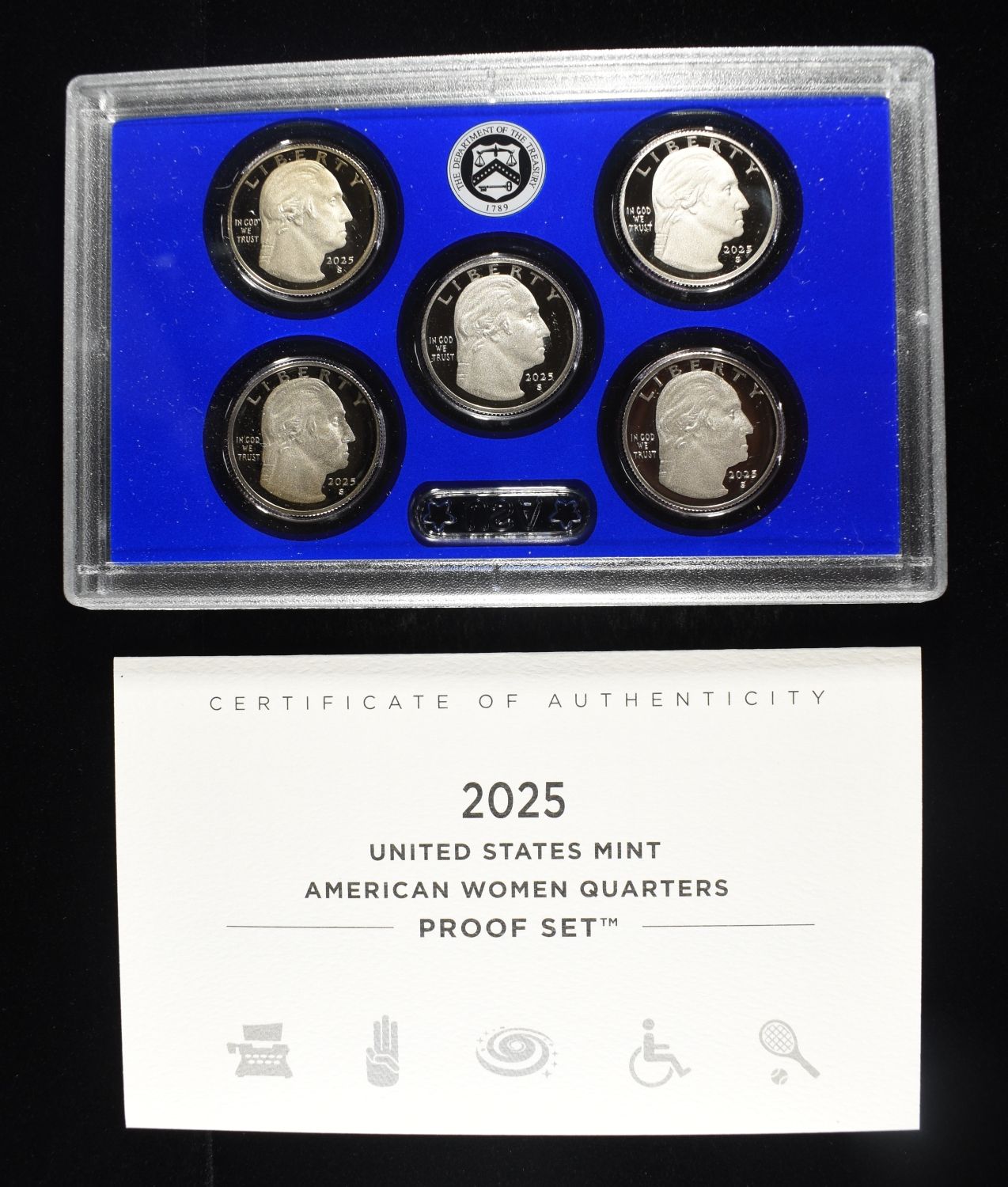 (2) 2025 WOMAN QUARTERS PROOF SETS