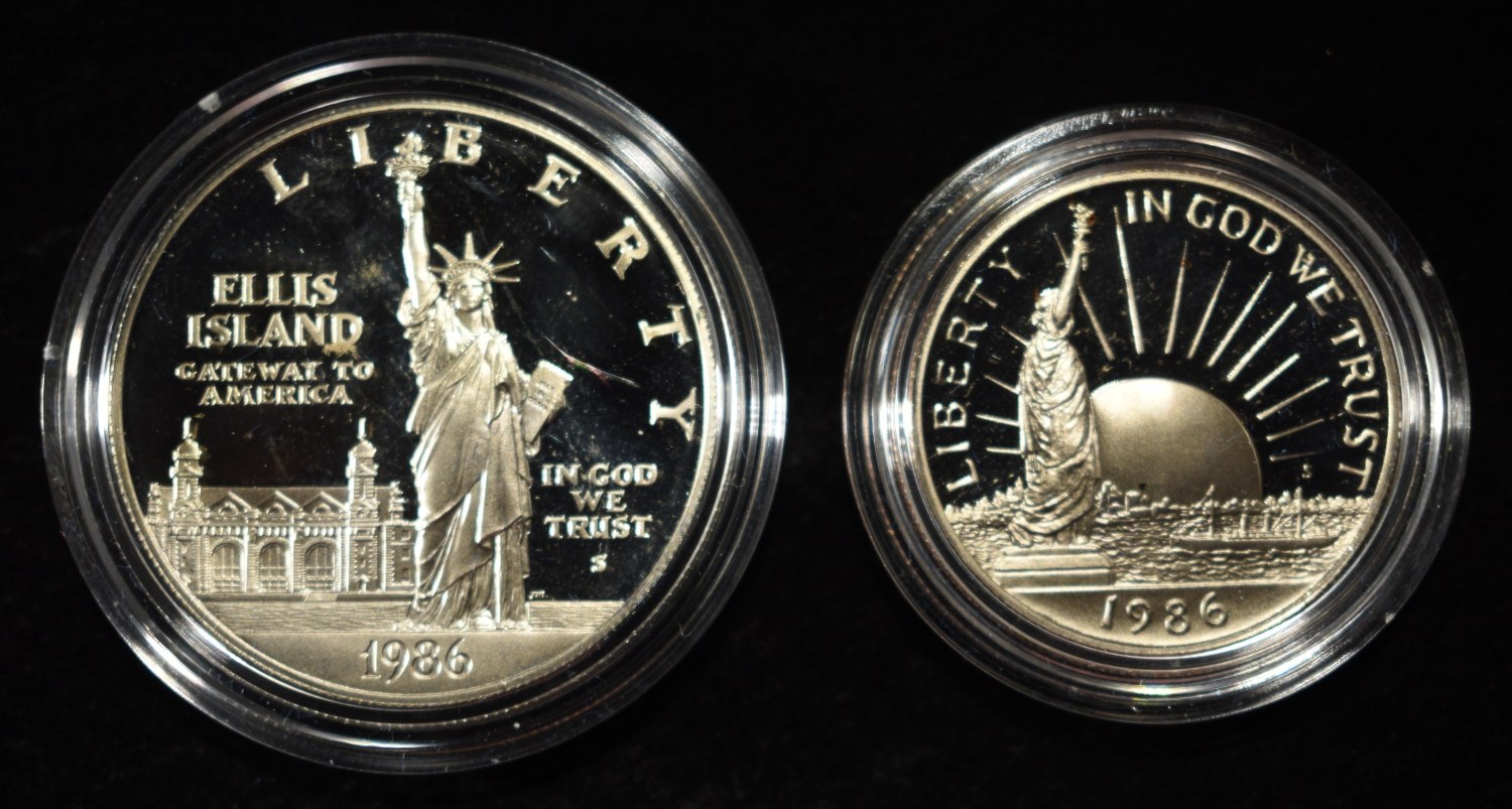1986-S LIBERTY COMMEM SET
