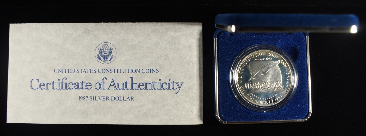1987-S $1 COMMEM US CONSTITUTION