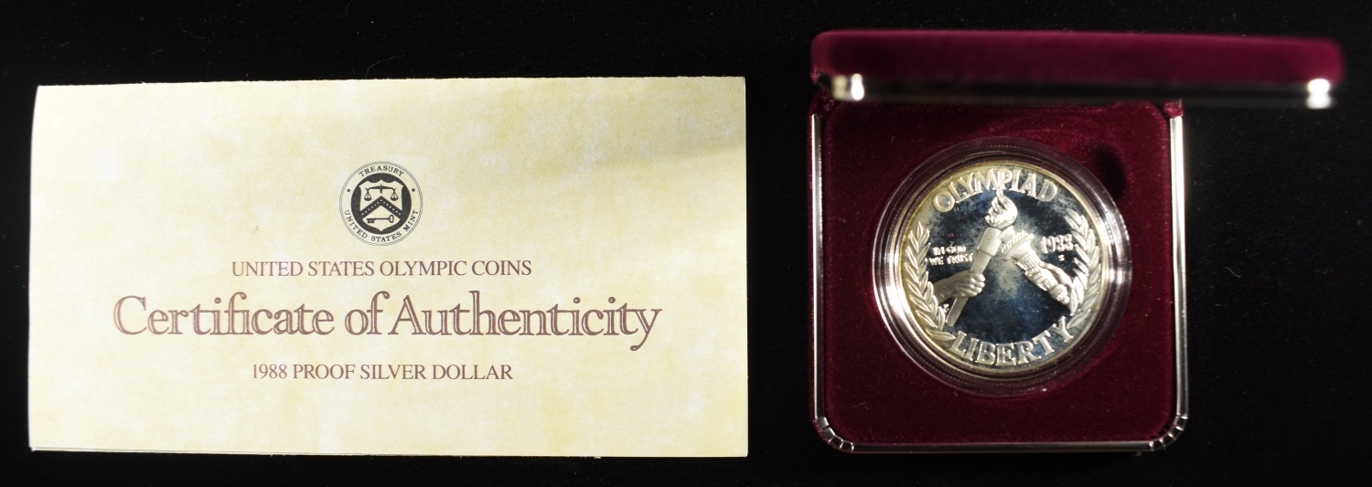 1988-S $1 COMMEM OLYMPIC