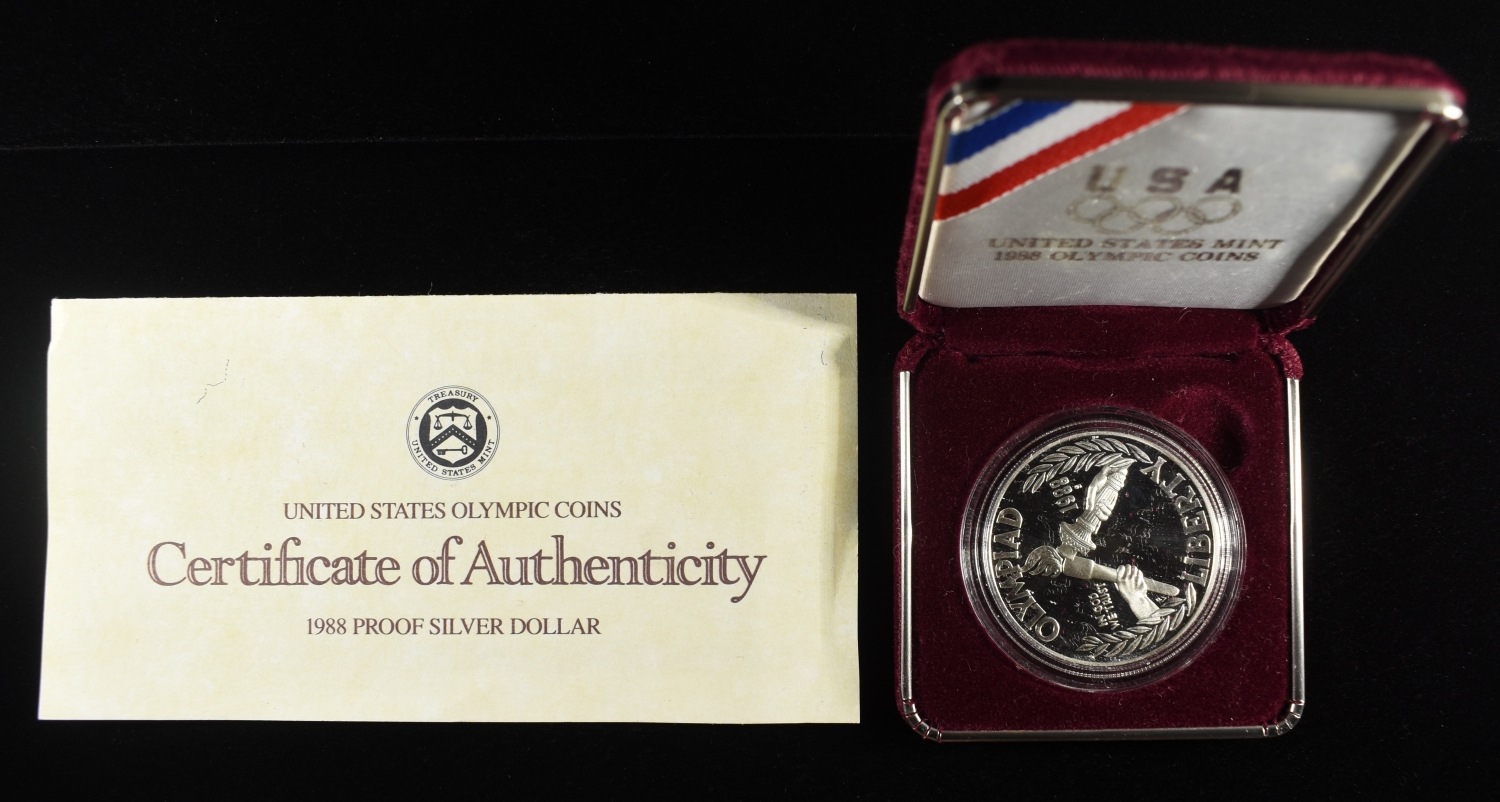 1988-S COMMEM $1 OLYMPIC