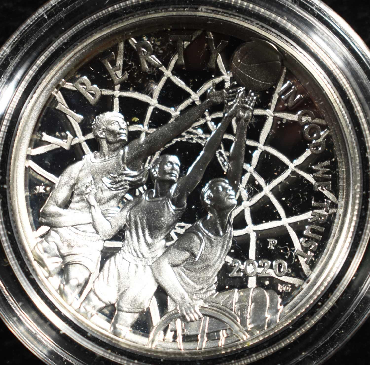 2020-P COMMEM $1 BASKETBALL HALL OF FAME PROOF