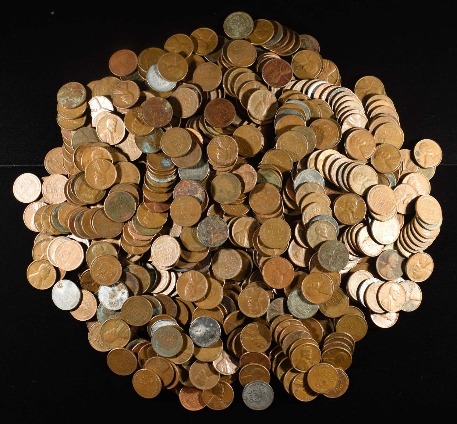(600) WHEAT CENTS