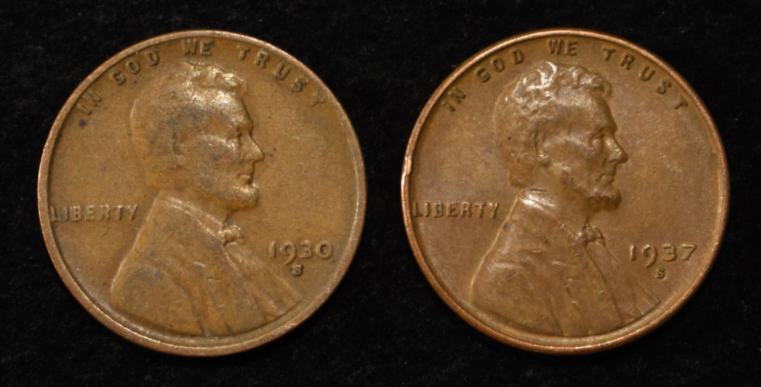 200 "S" MINT WHEAT CENTS