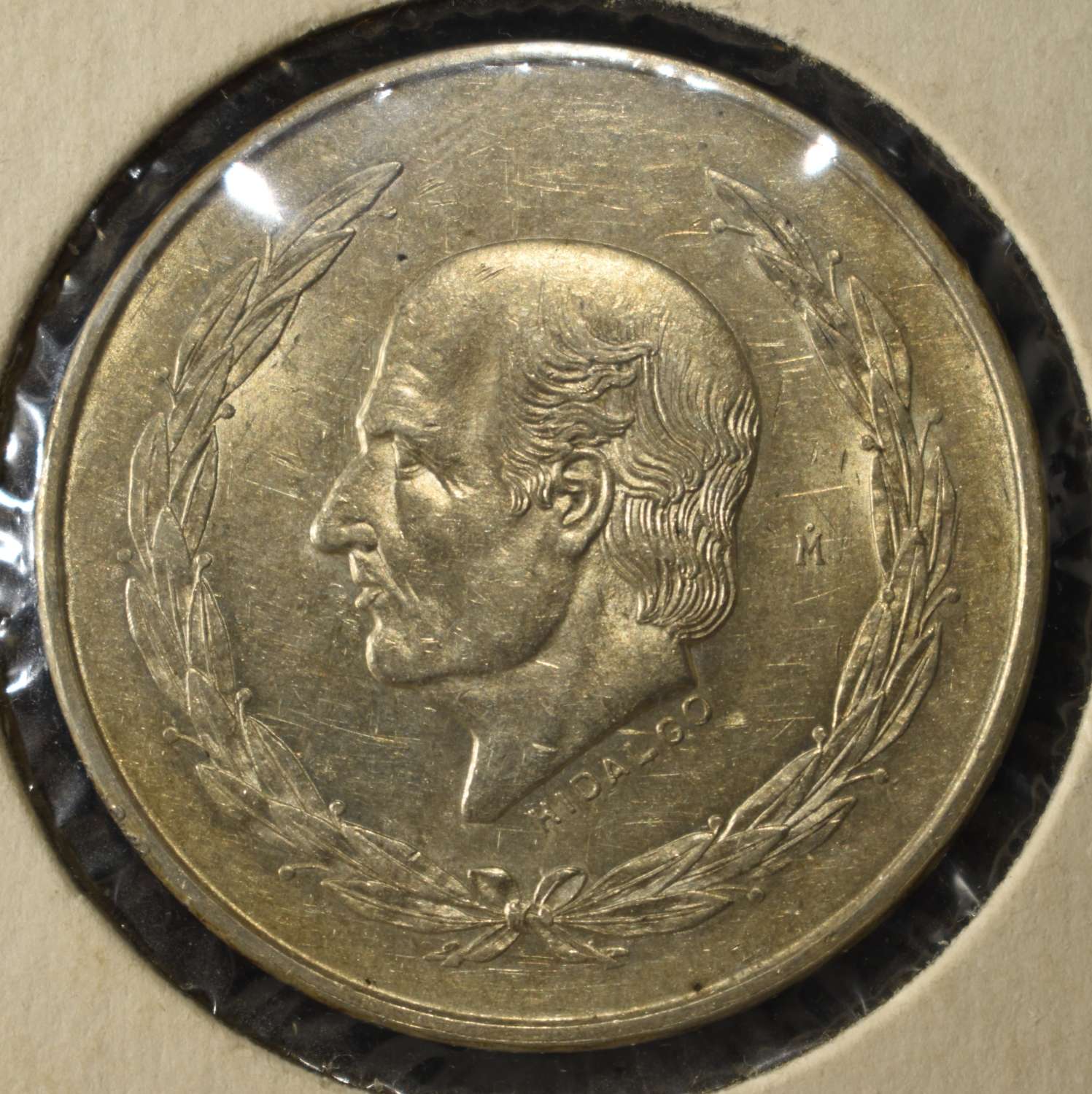 1952 FIVE PESOS 72% SILVER