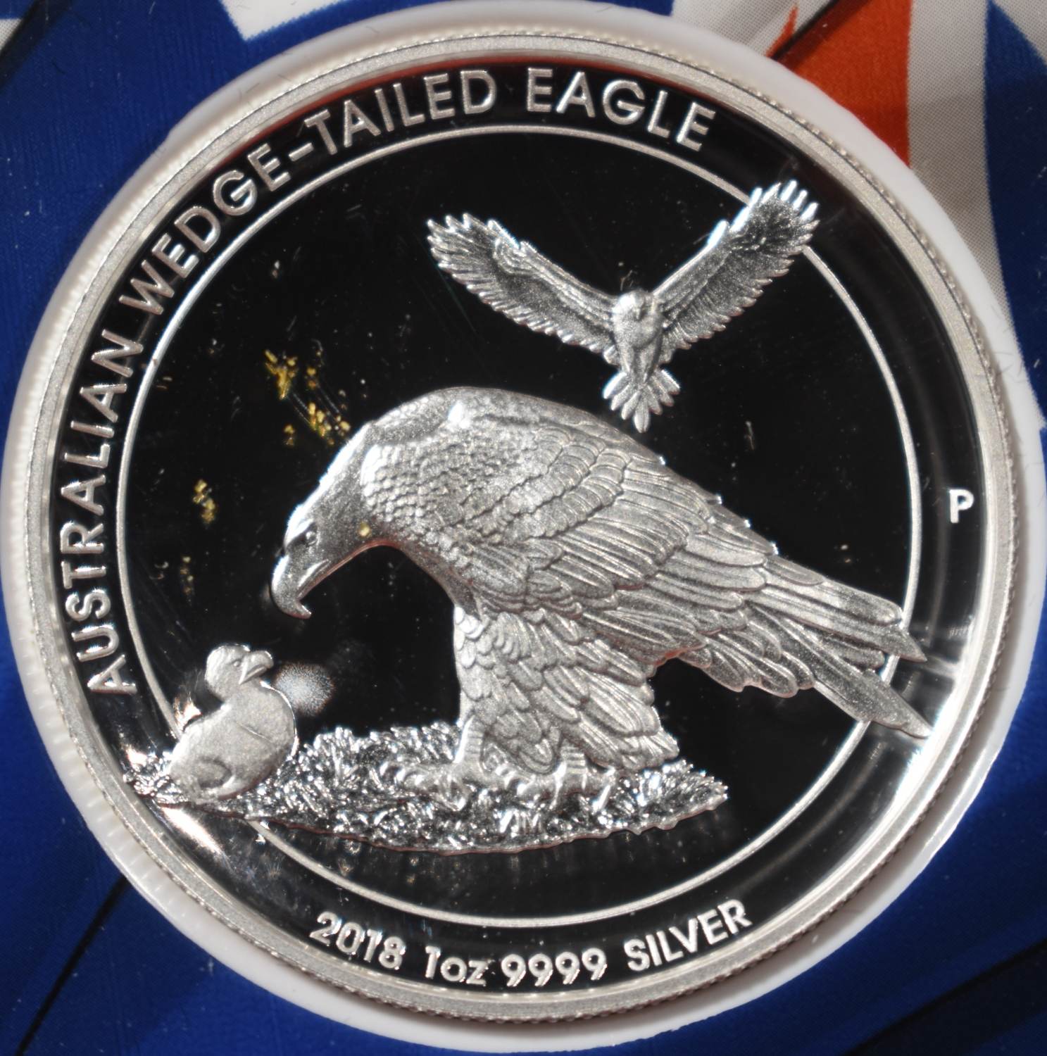 2018-P WEDGE-TAIL EAGLE 1 OZ .999 SILVER PF70 UCAM