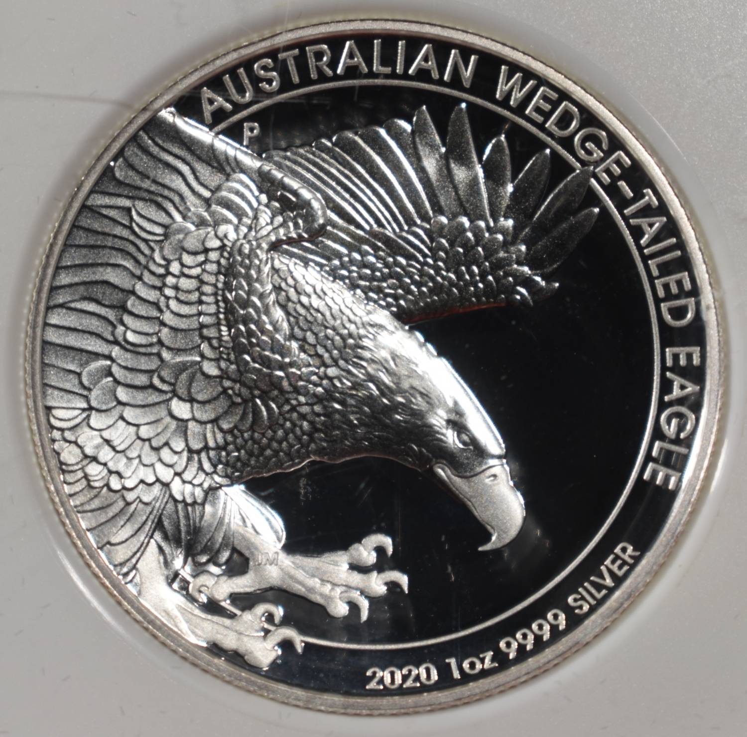 2020-P WEDGE-TAIL EAGLE 1 OZ .999 SILVER PF70 UCAM